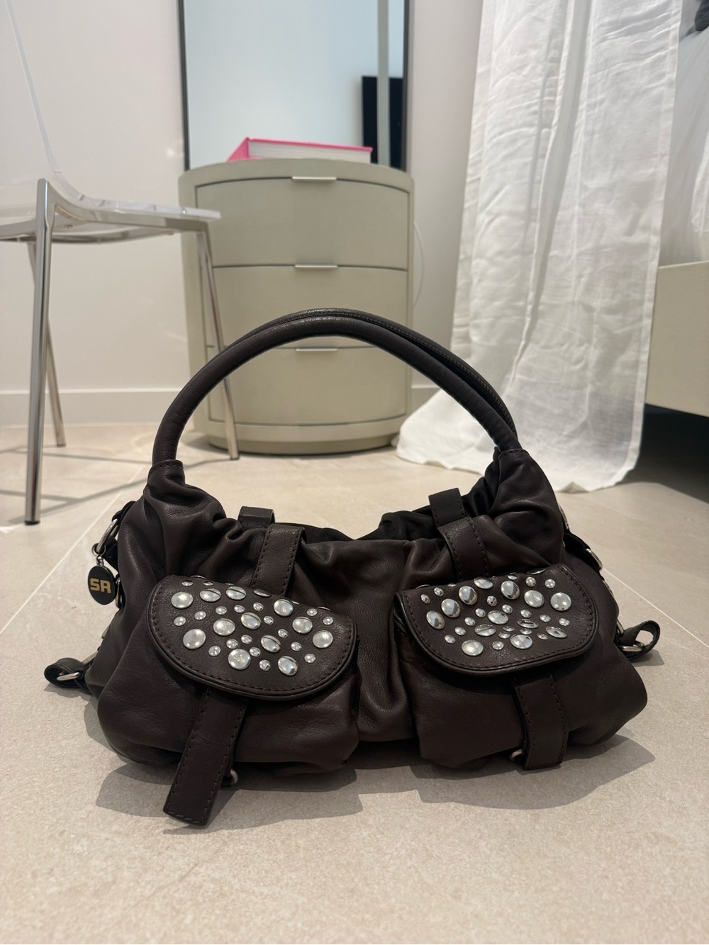 Sonia Rykiel Domino Studded Bag - Picture 4 of 6